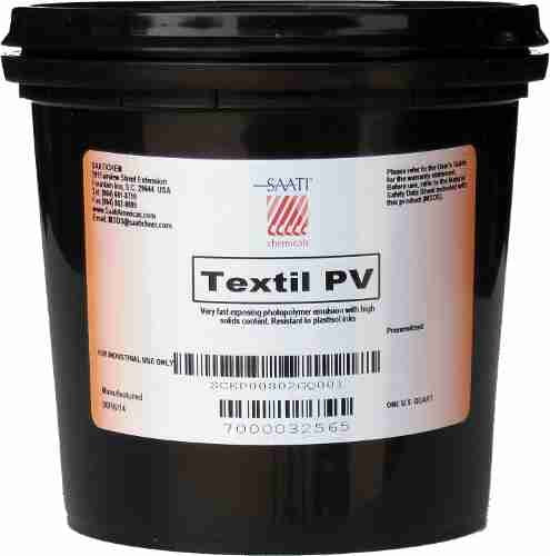 Saati Textil PV Gallon Screen printing supplies | Sunbelt Mfg. Co. - Screen Printing Frames, Art Canvas & Surfaces, Ink & Encaustic Supplies