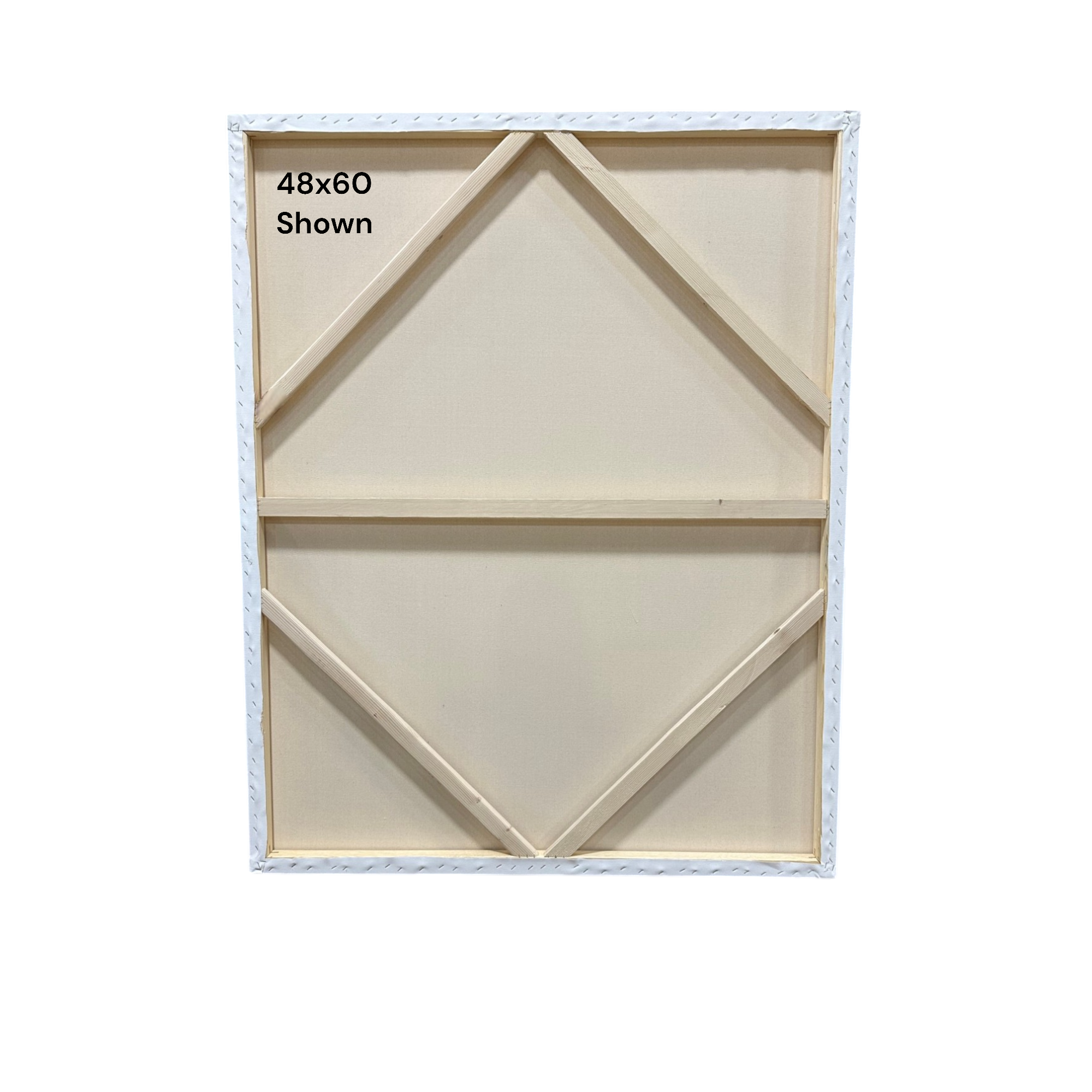 Extra Large Gallery Wrapped Stretched Art Canvas, 1.5