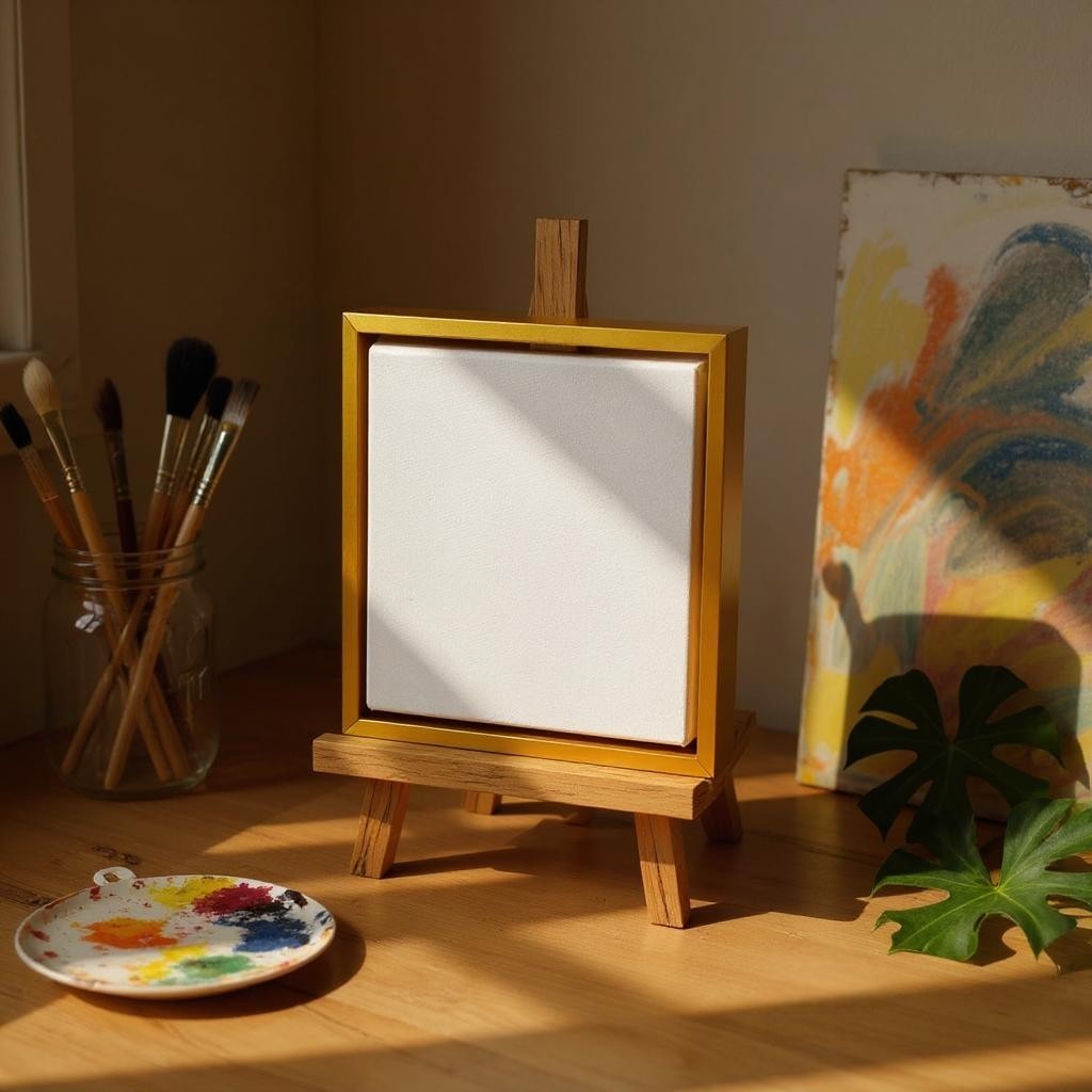Gold Floater Frame for 1.5" Deep Art Canvas Floater Frame | Sunbelt Mfg. Co. - Screen Printing Frames, Art Canvas & Surfaces, Ink & Encaustic Supplies