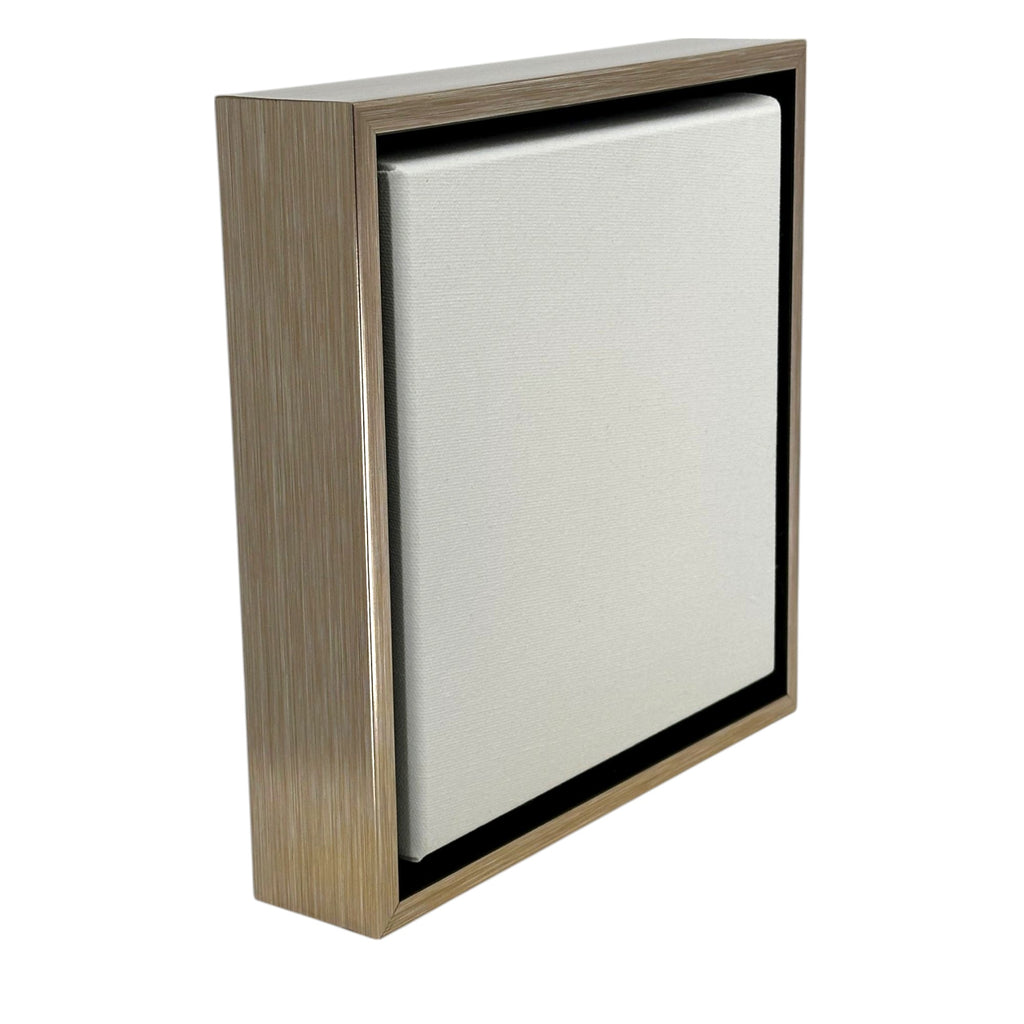 Brushed Silver Floater Frame For 1.5" Deep Canvas Floater Frame | Sunbelt Mfg. Co. - Screen Printing Frames, Art Canvas & Surfaces, Ink & Encaustic Supplies