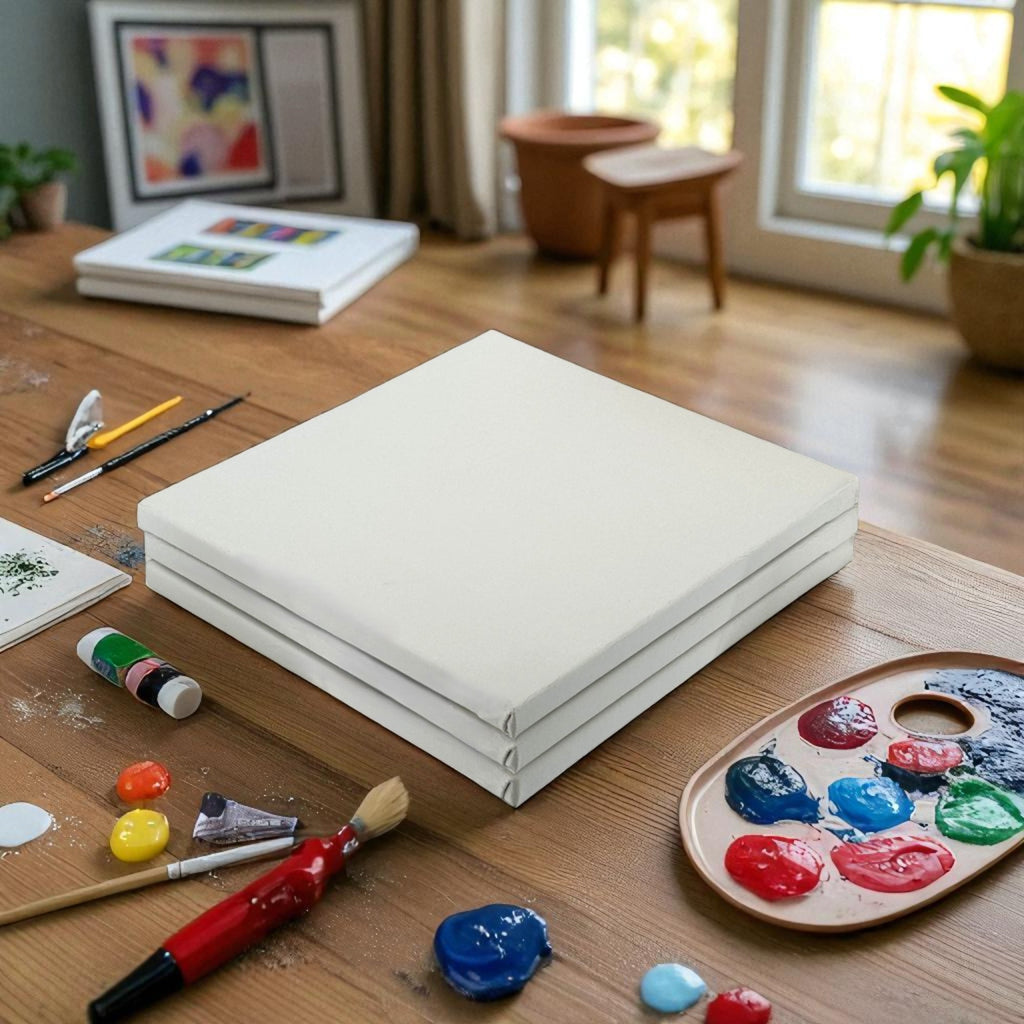 Gallery Wrapped Stretched Art Canvas, 3/4" Deep Profile Art Canvas | Sunbelt Mfg. Co. - Screen Printing Frames, Art Canvas & Surfaces, Ink & Encaustic Supplies
