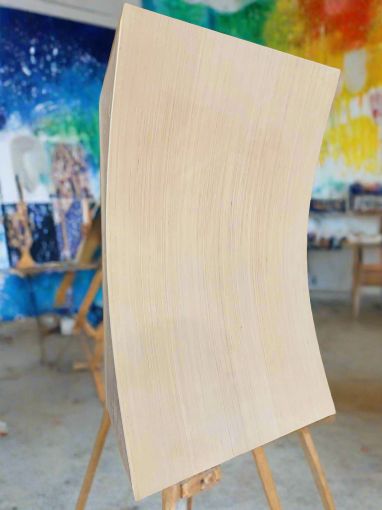 Curved Artist Cradled Panels, Made with high quality Birch Cradled Panels | Sunbelt Mfg. Co. - Screen Printing Frames, Art Canvas & Surfaces, Ink & Encaustic Supplies