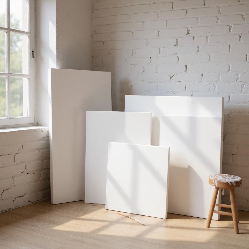 Extra Large Gallery Wrapped Stretched Art Canvas, 1.5