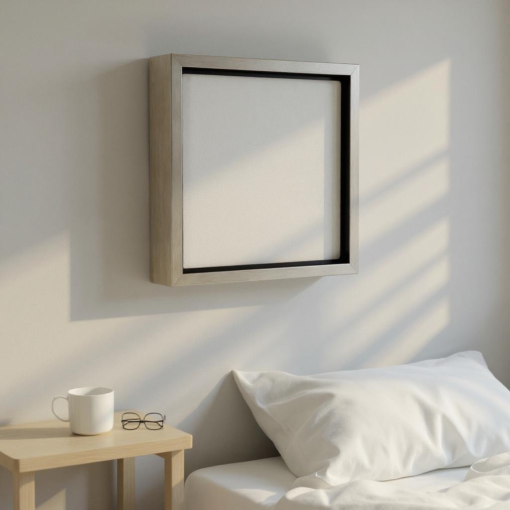 Metallic Silver Floater Frame For 1.5" Deep Art Canvas Floater Frame | Sunbelt Mfg. Co. - Screen Printing Frames, Art Canvas & Surfaces, Ink & Encaustic Supplies