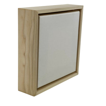 Natural Poplar Wood Floater Frame for 1.5" Deep Canvas Floater Frame | Sunbelt Mfg. Co. - Screen Printing Frames, Art Canvas & Surfaces, Ink & Encaustic Supplies