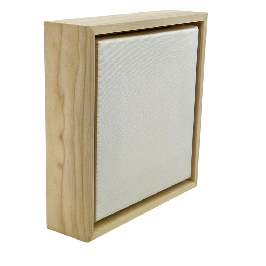 Natural Poplar Wood Floater Frame for 1.5" Deep Canvas Floater Frame | Sunbelt Mfg. Co. - Screen Printing Frames, Art Canvas & Surfaces, Ink & Encaustic Supplies