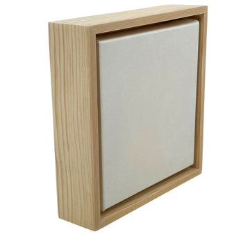 Natural Ponderosa Pine Wood Floater Frame for 1.5" Deep Canvas Floater Frame | Sunbelt Mfg. Co. - Screen Printing Frames, Art Canvas & Surfaces, Ink & Encaustic Supplies