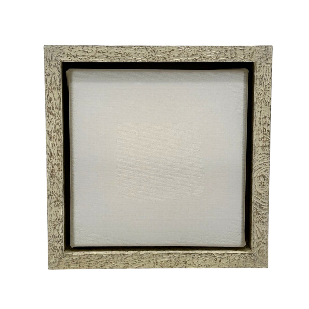 Rustic White Floater Frame for 1.5" Deep Art Canvas Floater Frame | Sunbelt Mfg. Co. - Screen Printing Frames, Art Canvas & Surfaces, Ink & Encaustic Supplies