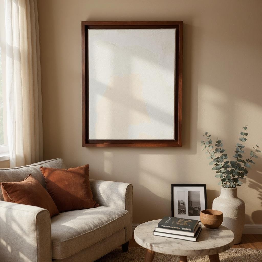 Somber Cherry Floater Frame for 1.5" Deep Art Canvas Floater Frame | Sunbelt Mfg. Co. - Screen Printing Frames, Art Canvas & Surfaces, Ink & Encaustic Supplies
