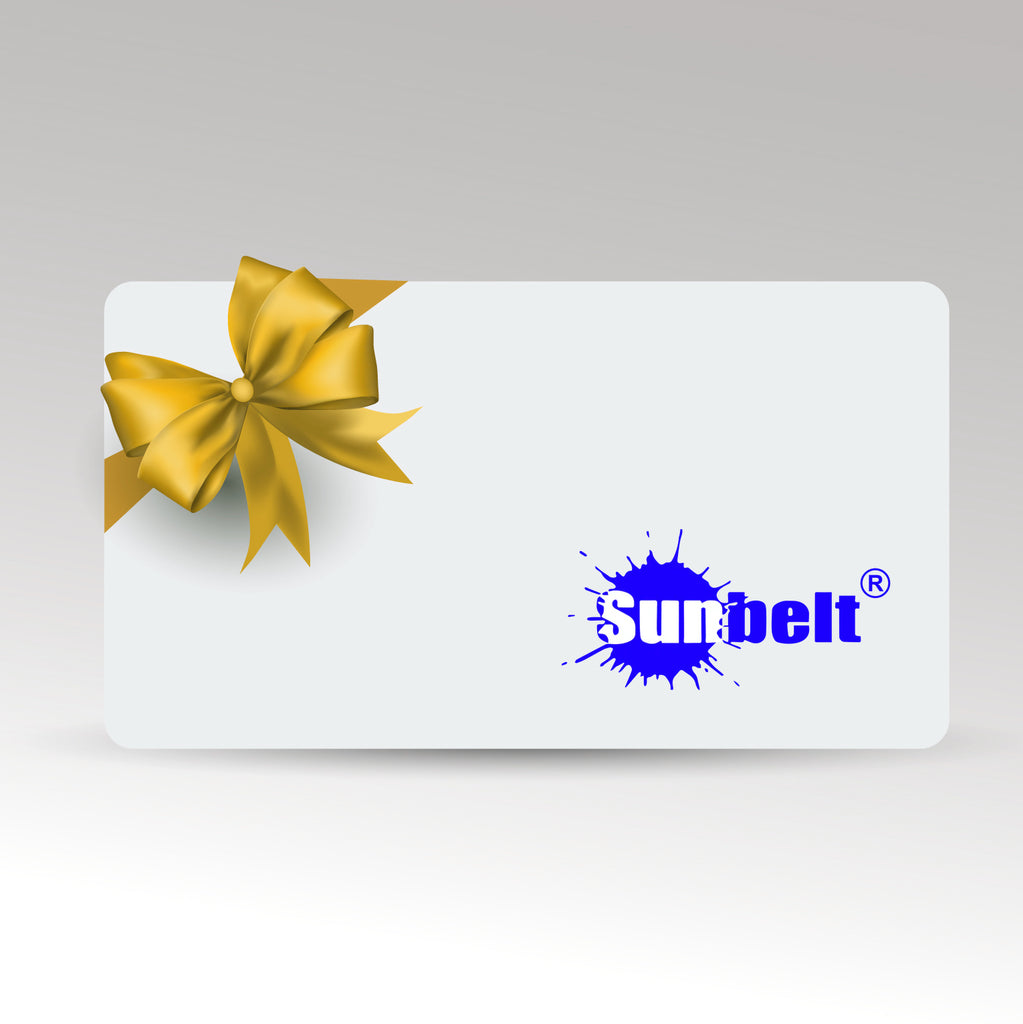 SUNBELT MFG. CO. GIFT CARD | Sunbelt Mfg. Co. - Screen Printing Frames, Art Canvas & Surfaces, Ink & Encaustic Supplies