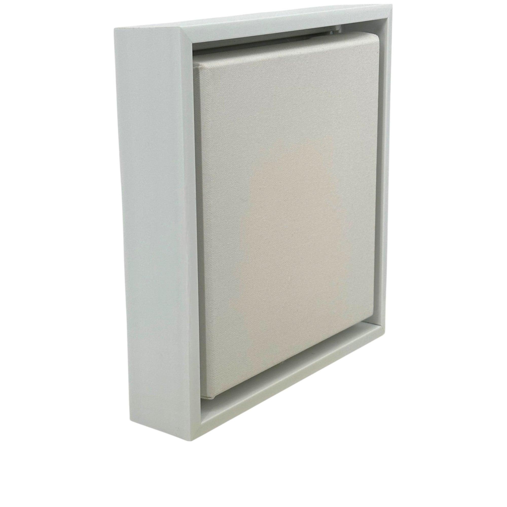 thumbnail image 2 of Generic Floating Frame For Finished Canvas - 8x10 Inch White Contemporary Frame | Gallery Style Display 2 of 6