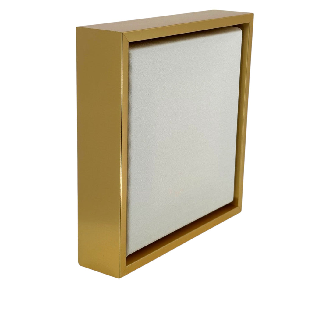 Yellow Gold Floater Frame For 1.5" Deep Canvas Floater Frame | Sunbelt Mfg. Co. - Screen Printing Frames, Art Canvas & Surfaces, Ink & Encaustic Supplies