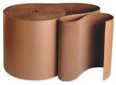 250' x 36" Singleface Corrugated B Flute Cardboard Roll-Sunbelt Manufacturing | Silk Screening, Custom Canvas & Artist Supply