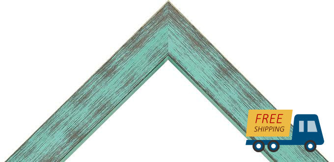 Turquoise Poplar Picture frame, great for 3/4" canvas-Sunbelt Manufacturing | Silk Screening, Custom Canvas & Artist Supply