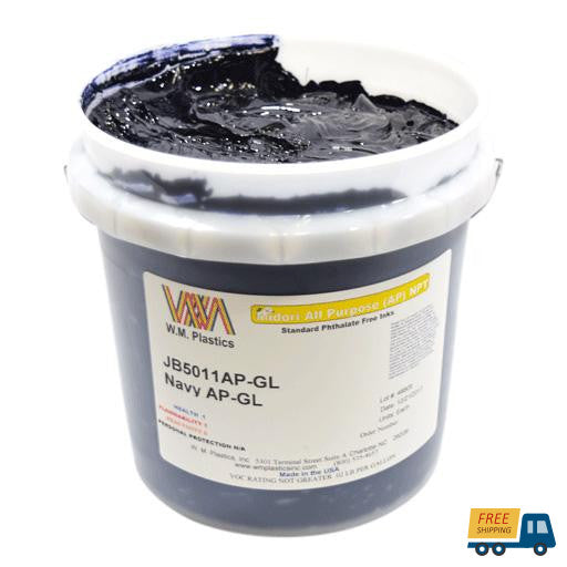 Navy Plastisol Ink, (quart) Inks & Silk Screen Printing Supplies