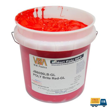 Brite Red- Plastisol Ink, (quart)-Sunbelt Manufacturing | Silk Screening, Custom Canvas & Artist Supply