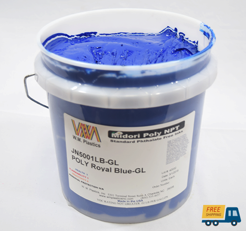 Royal Blue- Plastisol Ink, (quart)  Inks & Silk Screen Printing Supplies –  Sunbelt Mfg. Co.