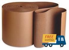 12 feet x 36" Single-face Corrugated B Flute Cardboard Roll. Screen printing supplies | Sunbelt Mfg. Co. - Screen Printing Frames, Art Canvas & Surfaces, Ink & Encaustic Supplies