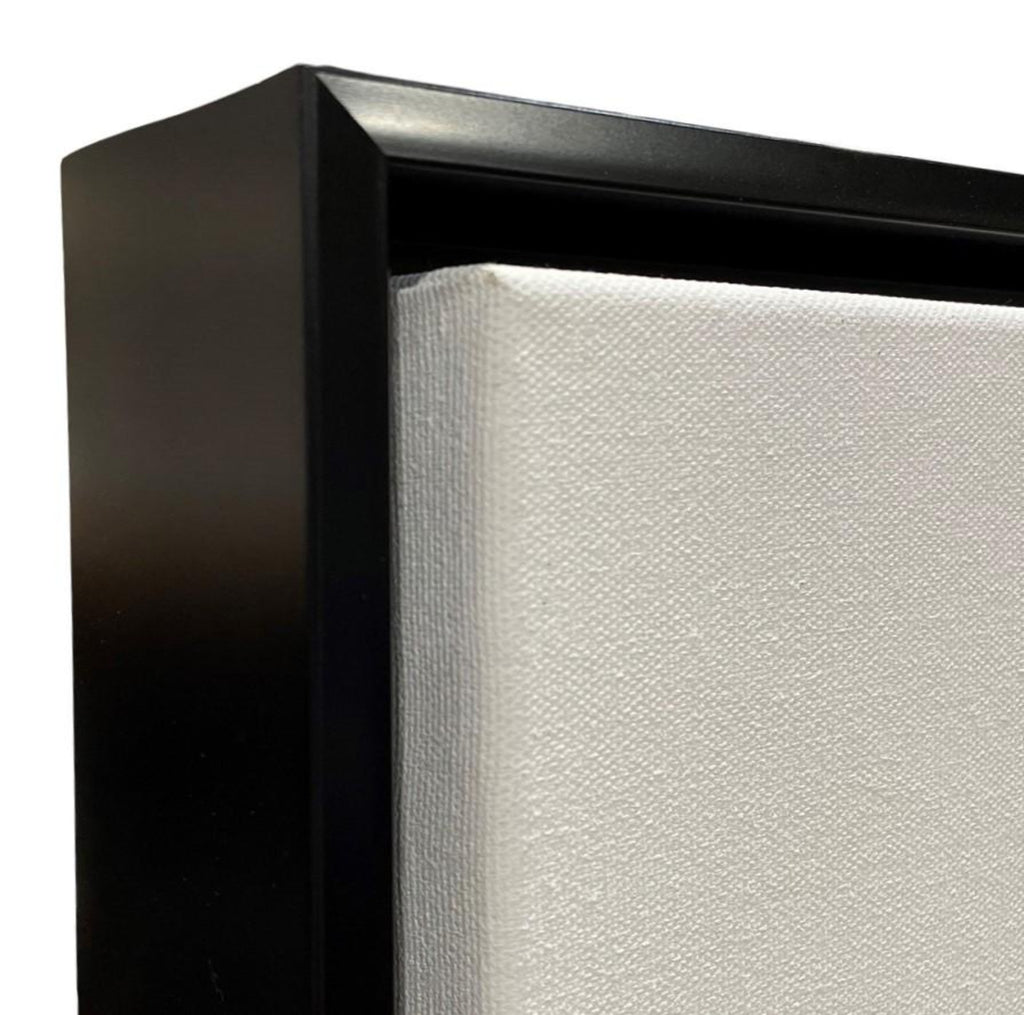 Black Floater Frame For 1.5" Deep Canvas-Sunbelt Manufacturing | Silk Screening, Custom Canvas & Artist Supply