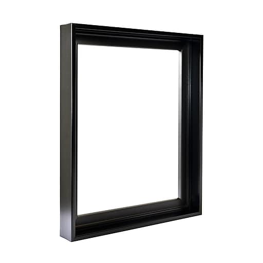 Black Floater Frame for 3/4" deep canvas-Sunbelt Manufacturing | Silk Screening, Custom Canvas & Artist Supply
