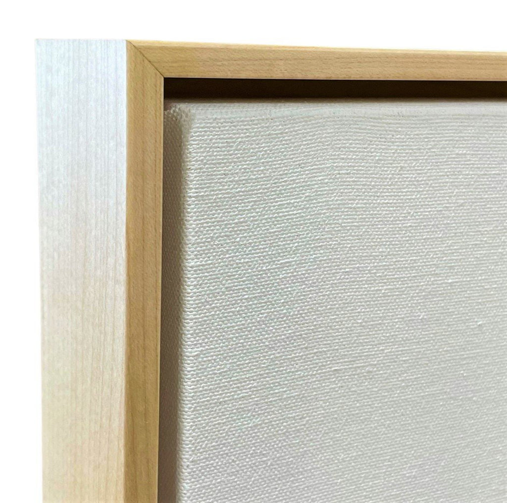 Natural Maple Floater Frame for 1.5" Deep Art Canvas Floater Frame | Sunbelt Mfg. Co. - Screen Printing Frames, Art Canvas & Surfaces, Ink & Encaustic Supplies