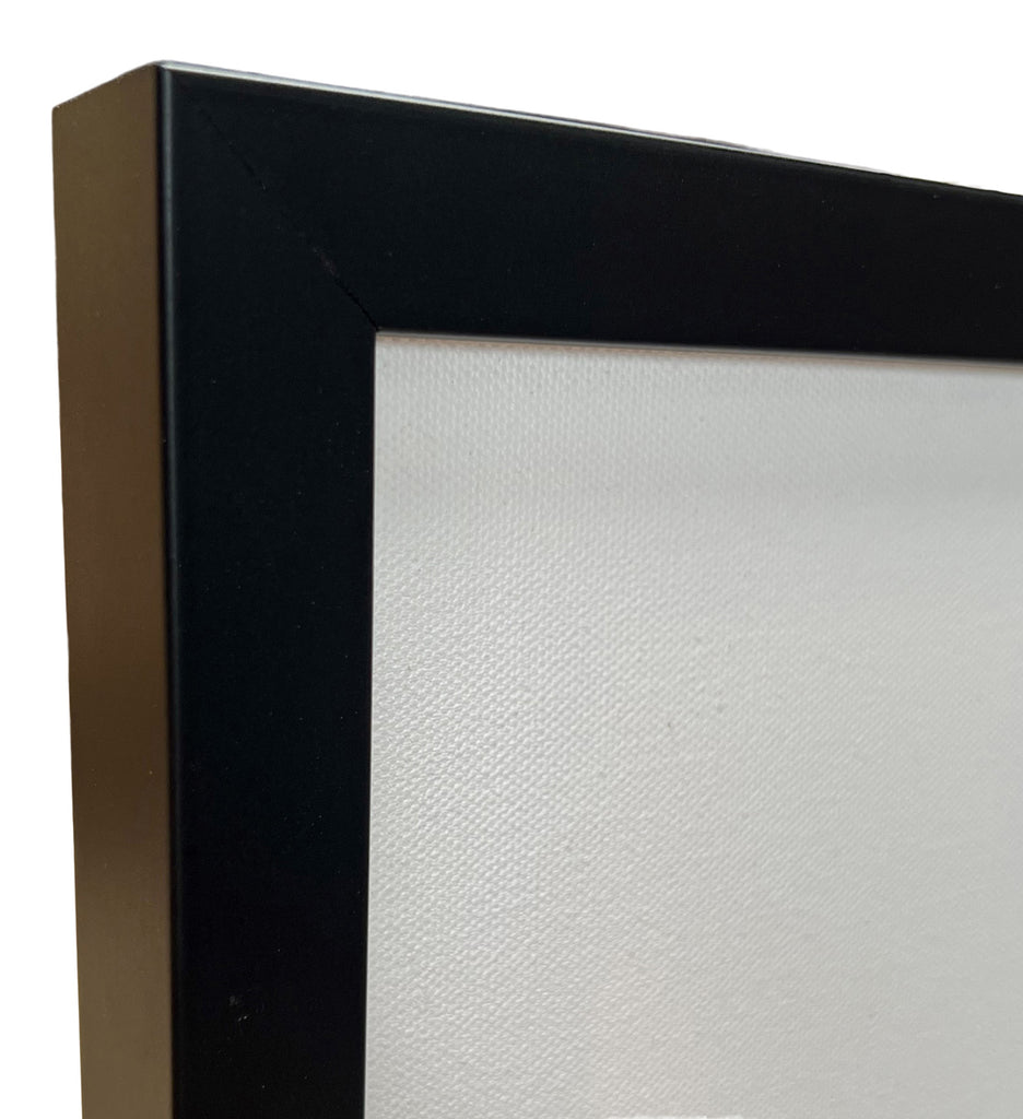 Satin Black Picture Frame, For 3/4" Deep Canvas-Sunbelt Manufacturing | Silk Screening, Custom Canvas & Artist Supply