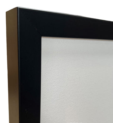 Satin Black Picture Frame, For 3/4" Deep Canvas Picture Frames | Sunbelt Mfg. Co. - Screen Printing Frames, Art Canvas & Surfaces, Ink & Encaustic Supplies