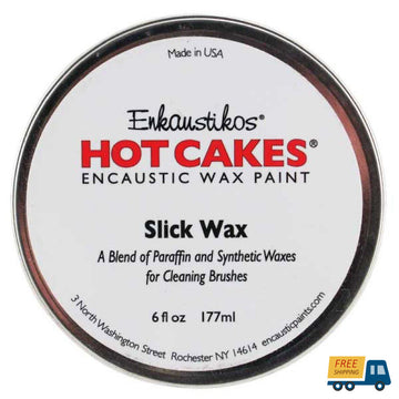 Enkaustikos Hot Cakes Slick Wax 6oz encaustic supplies | Sunbelt Mfg. Co. - Screen Printing Frames, Art Canvas & Surfaces, Ink & Encaustic Supplies