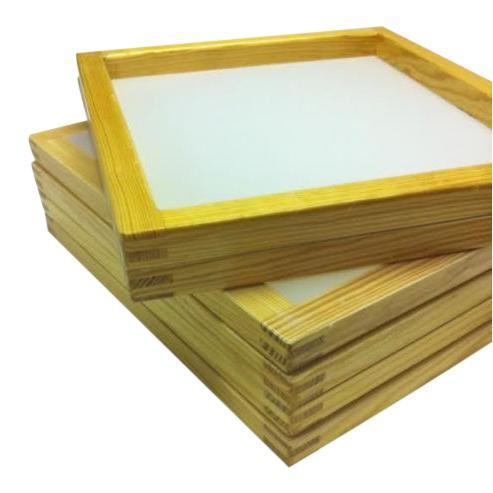 Silk Screen Frame, 18x18" OD, with high quality SAATI mesh Silk Screen Frame | Sunbelt Mfg. Co. - Screen Printing Frames, Art Canvas & Surfaces, Ink & Encaustic Supplies