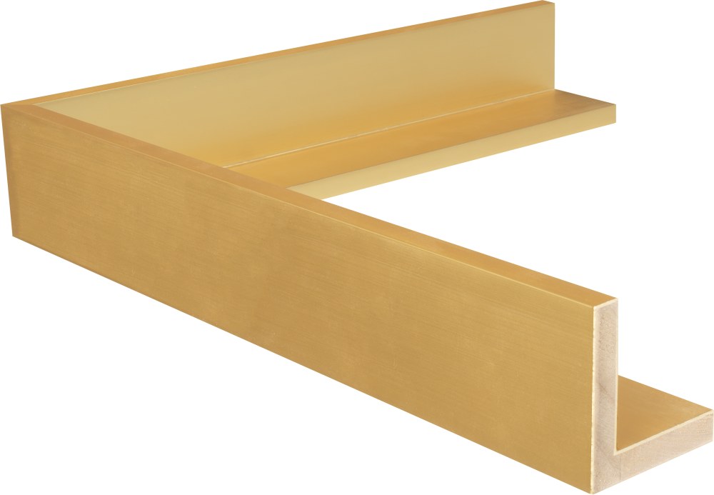 Yellow Gold Floater Frame For 1.5" Deep Canvas-Sunbelt Manufacturing | Silk Screening, Custom Canvas & Artist Supply